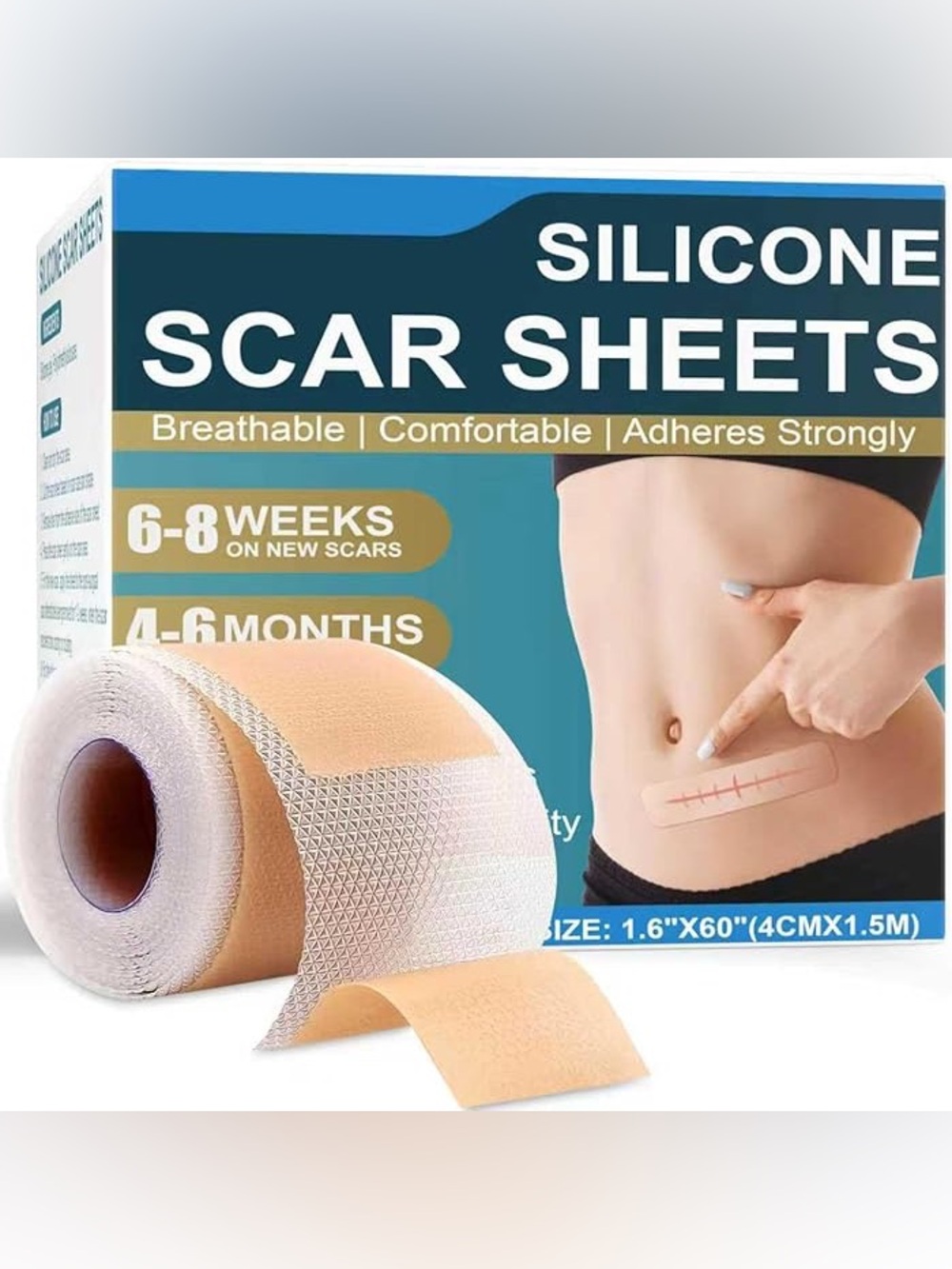 Silicone Scar Sheet Roll - Skin Tone